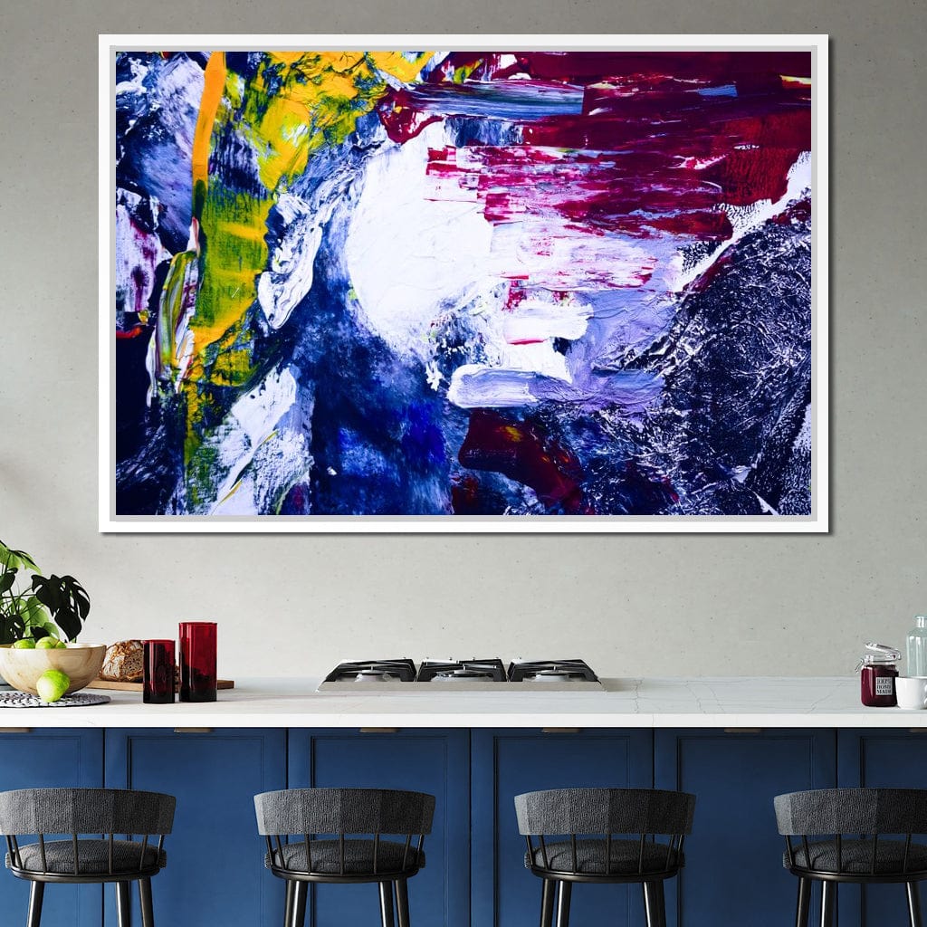 Abstract Sea Splash Canvas Wall Art