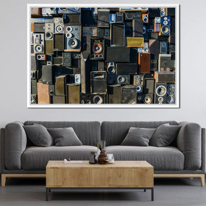 Speakers Wall Canvas Wall Art