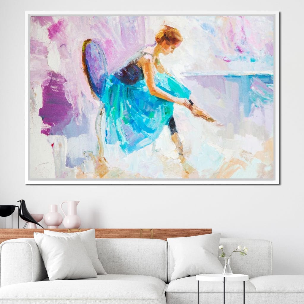 Gracious Ballerina Canvas Wall Art