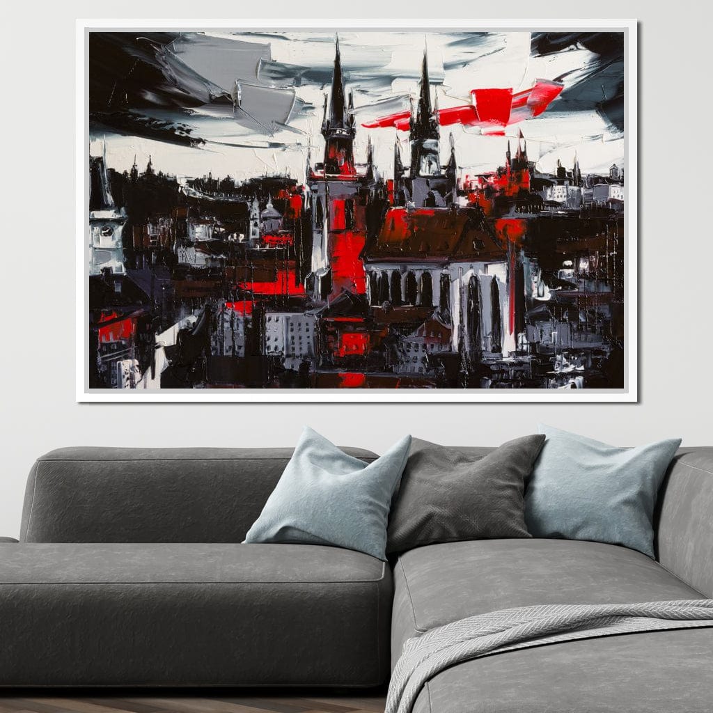 Medieval City Canvas Wall Art