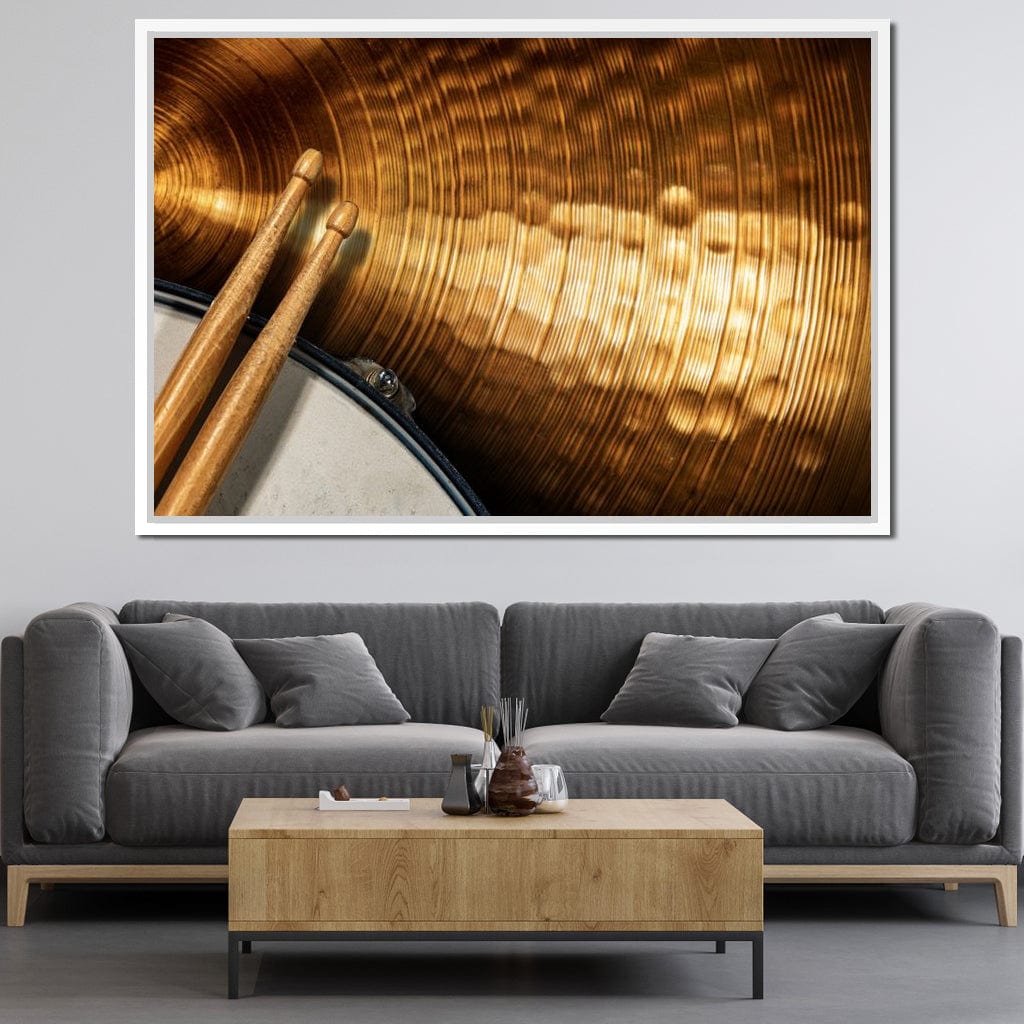 Percussionist Canvas Wall Art