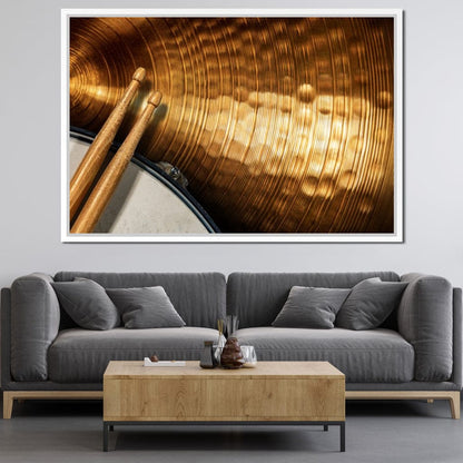Percussionist Canvas Wall Art