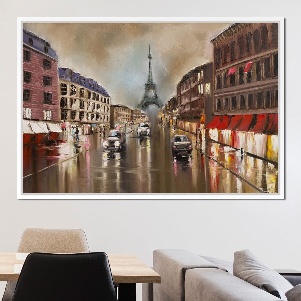 French Avenue Canvas Wall Art