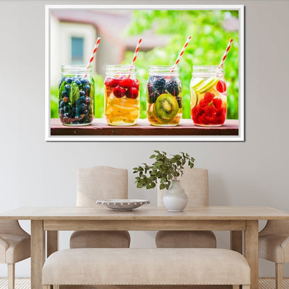 Detox Water Canvas Wall Art
