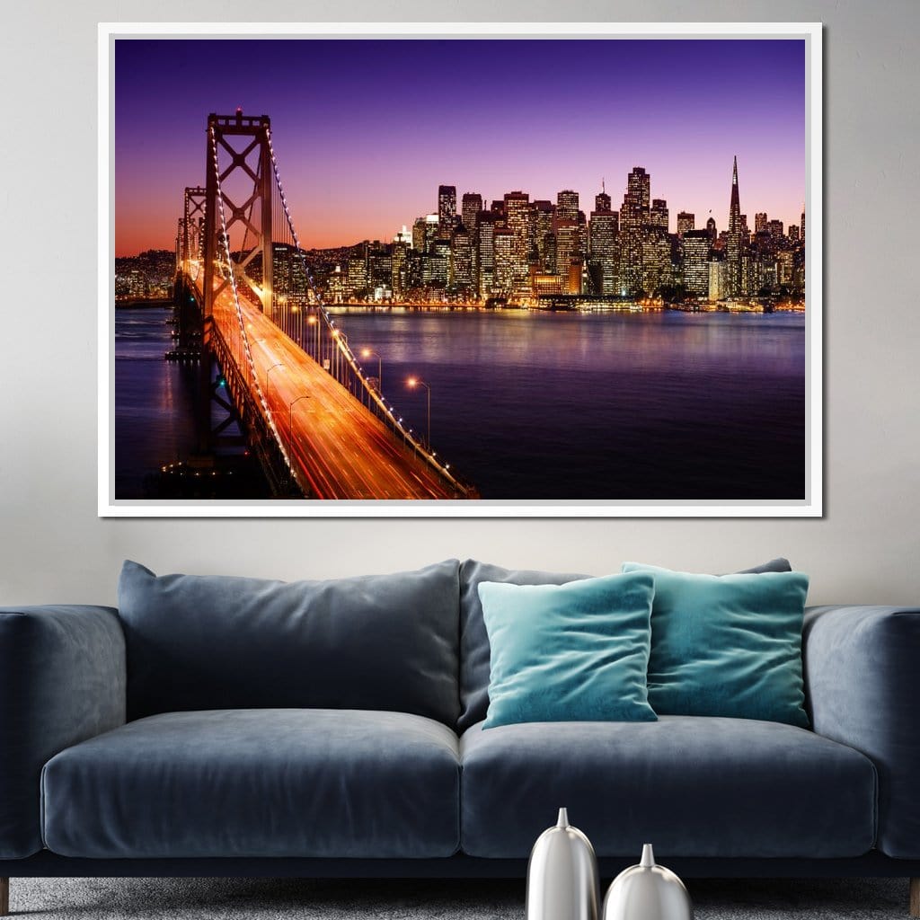 Bay Bridge Canvas Wall Art