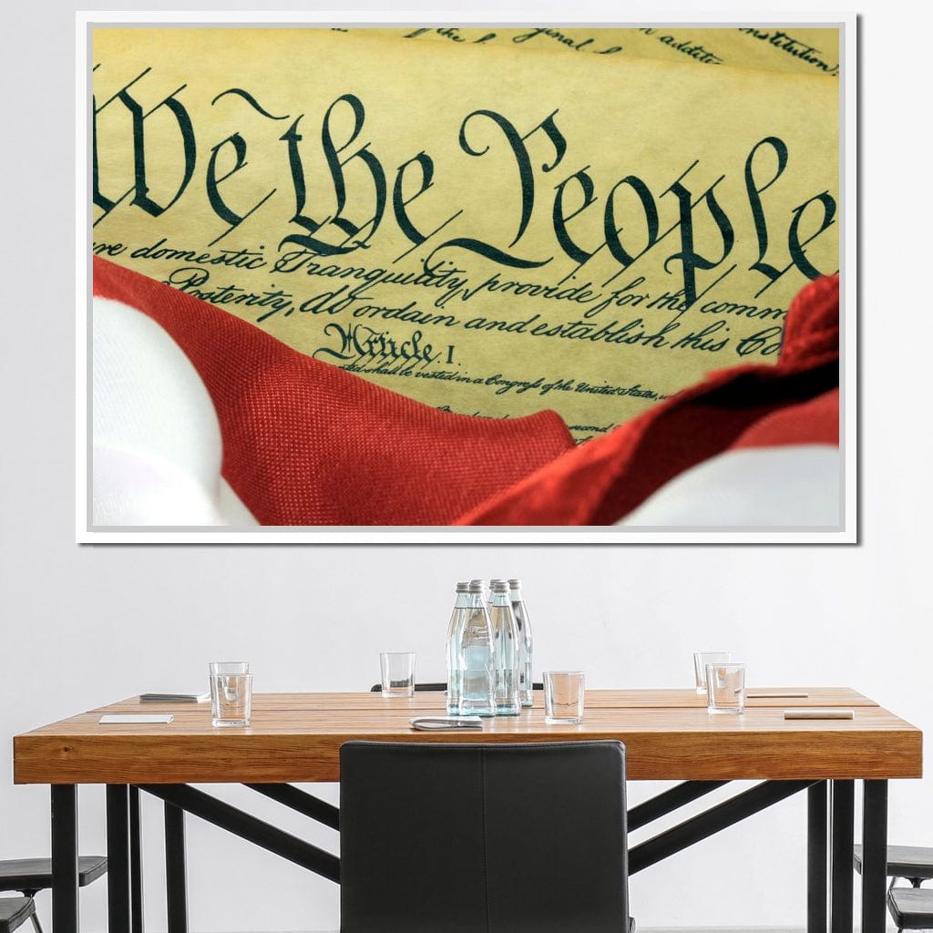 The Constitution Canvas Wall Art