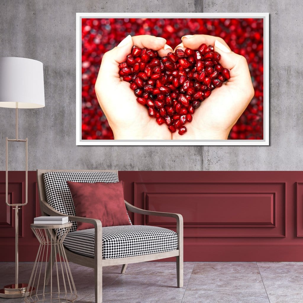 Pomegranate Seeds Canvas Wall Art