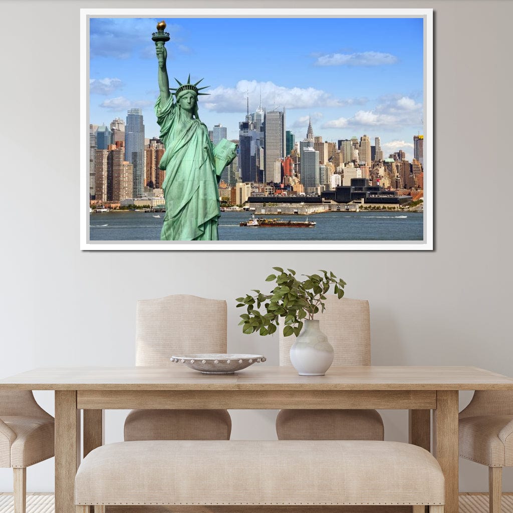 The New York City Skyline Canvas Wall Art