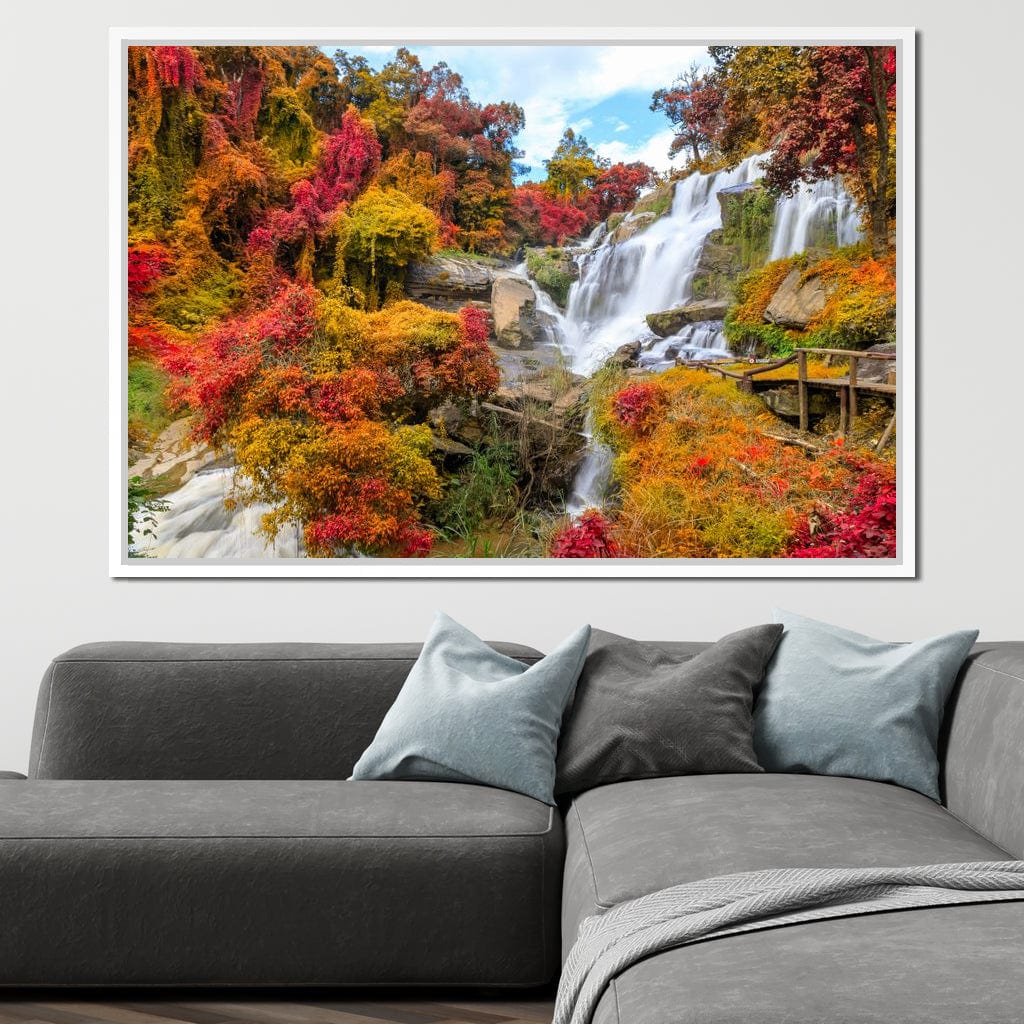 Mae Klang Waterfall Canvas Wall Art