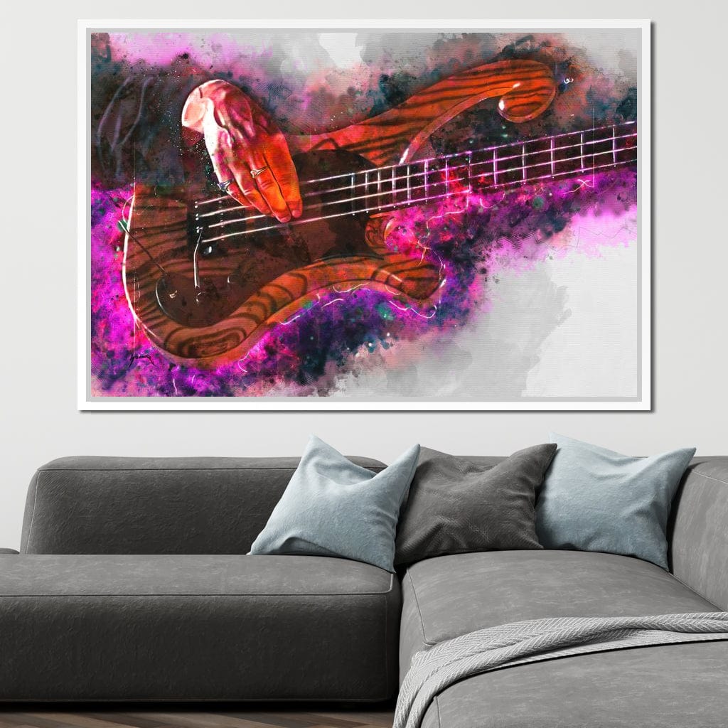 Les Claypool's Guitar Canvas Wall Art