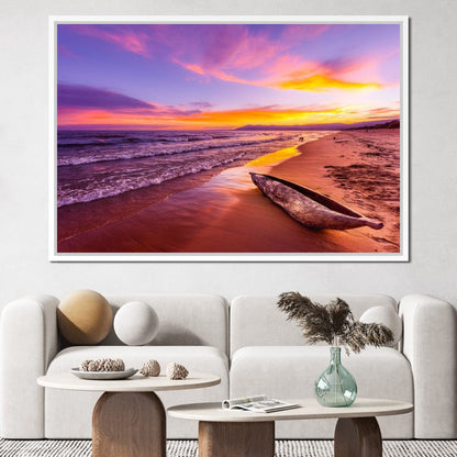 Lake Malawi Sunset Canvas Wall Art