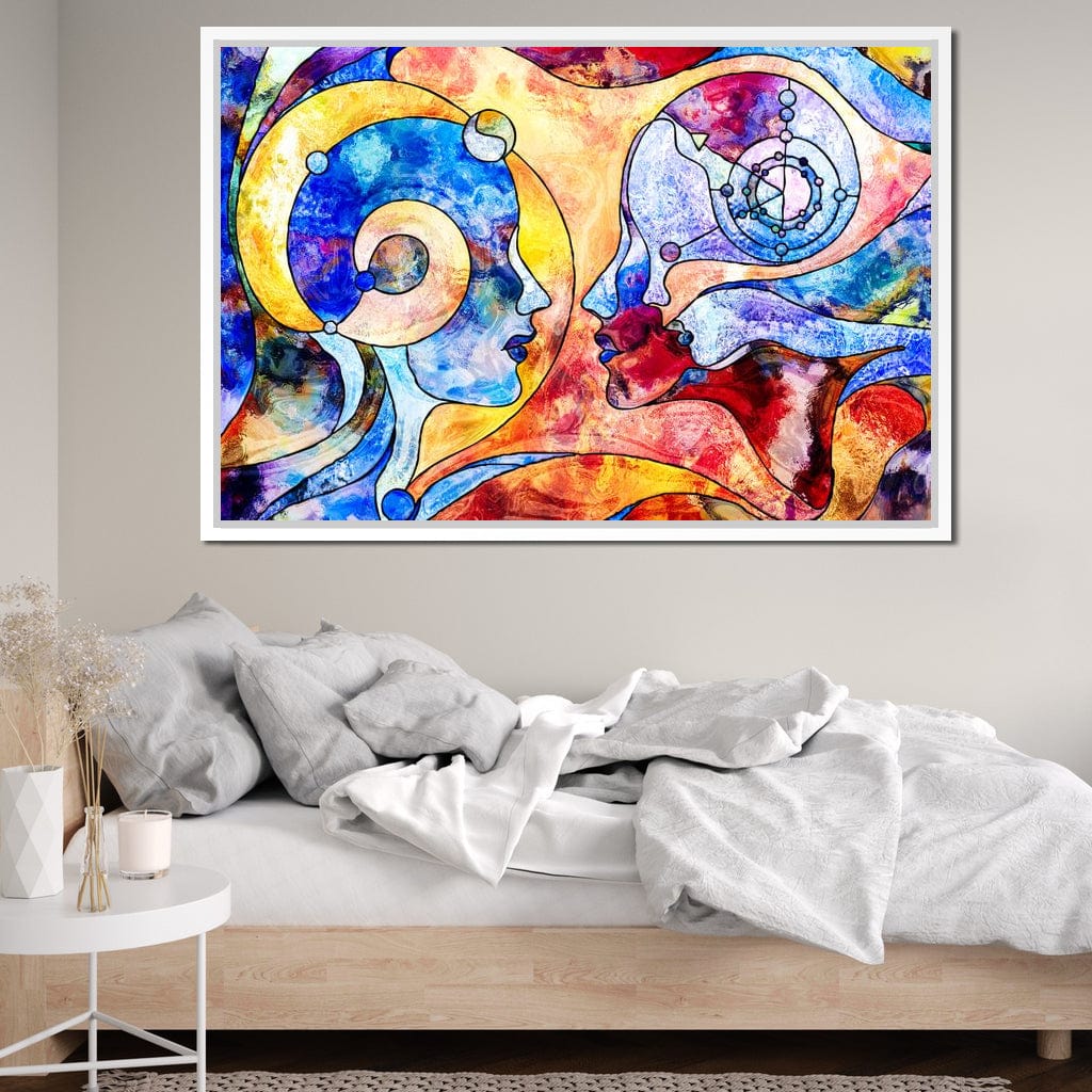 Face to Face Canvas Wall Art