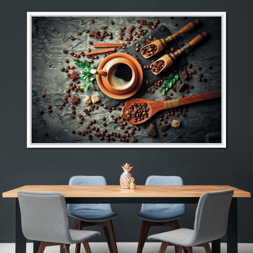 Coffee Aficionado Canvas Wall Art