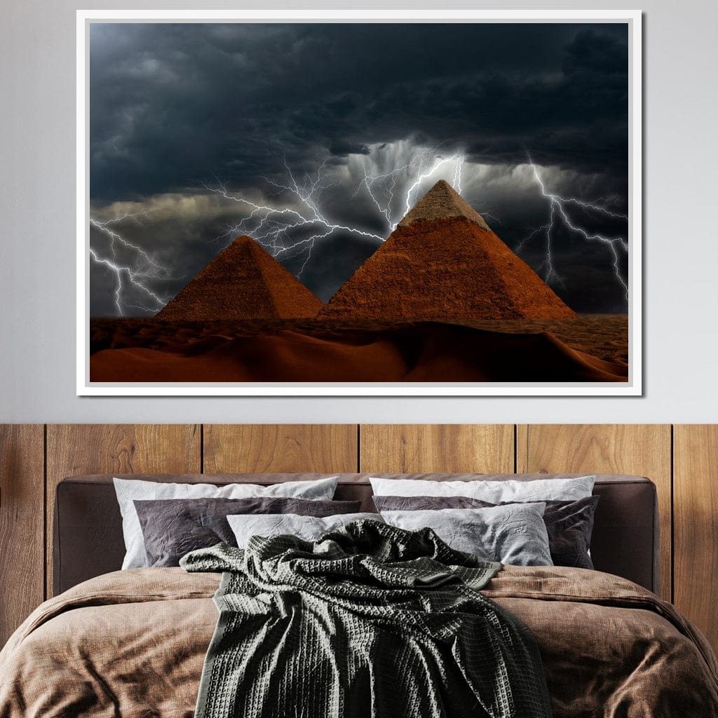 Pyramids of Giza Canvas Wall Art