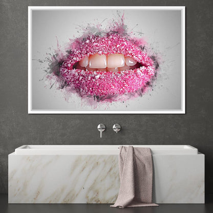 Sugar Lips Canvas Wall Art