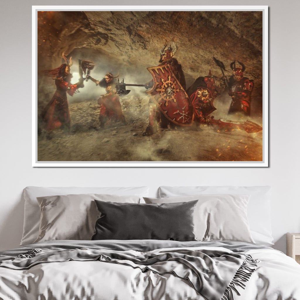 Dungeon Warriors Canvas Wall Art
