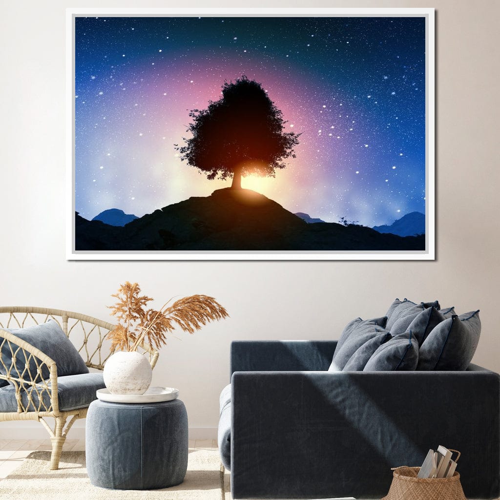 Spectacular Otherworldly Sunset Canvas Wall Art