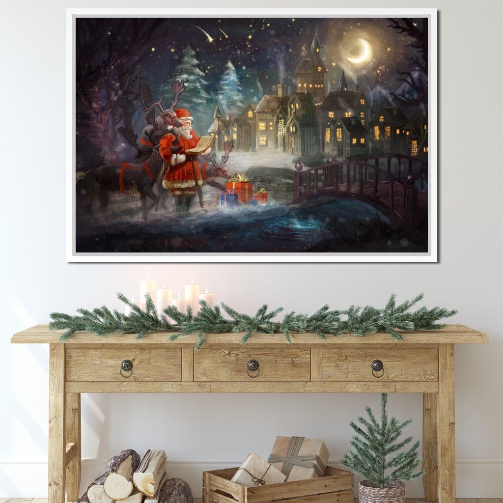 Santa Claus Canvas Wall Art