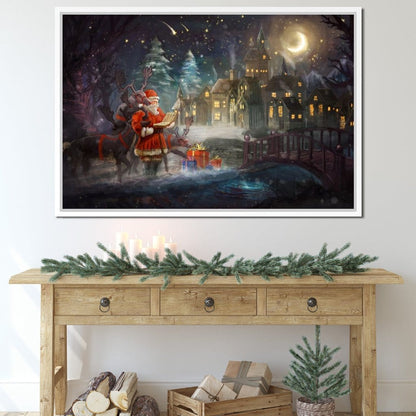 Santa Claus Canvas Wall Art