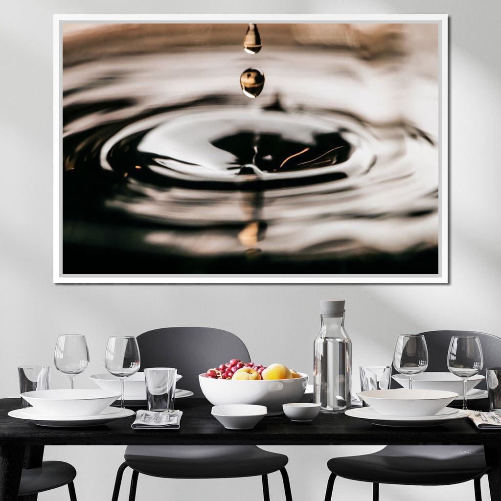 Drop Canvas Wall Art