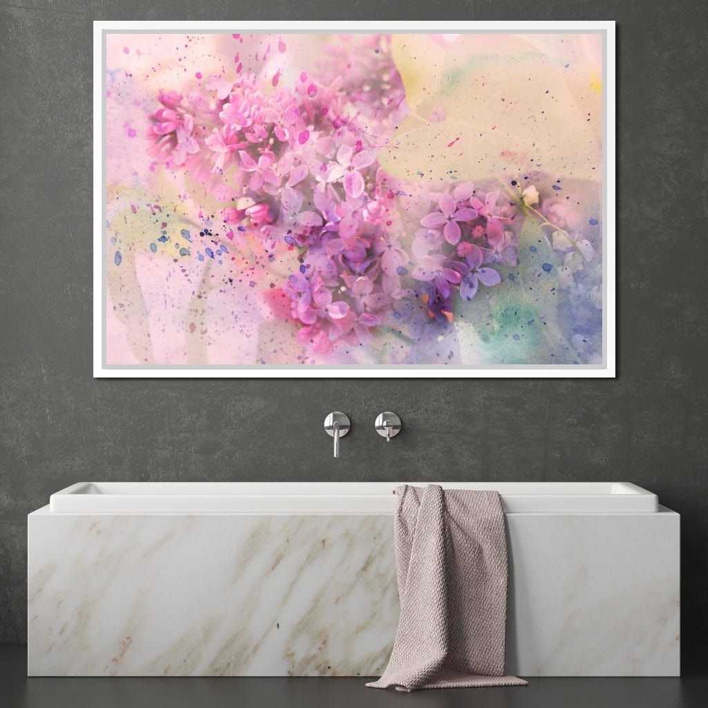 Lilac Storm Canvas Wall Art