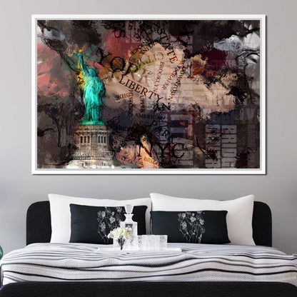 The Statue of Liberty Canvas Wall Art