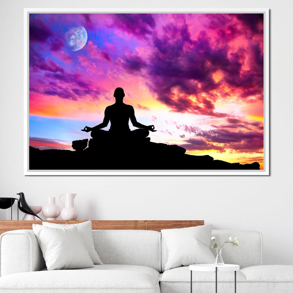 Master of Yoga Canvas Wall Art
