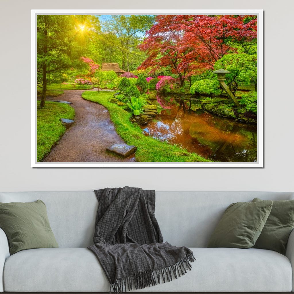 Japanese Garden Canvas Wall Art