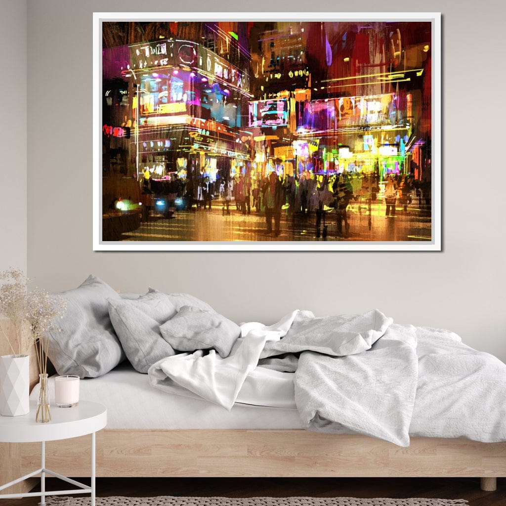 Erythracus Market Canvas Wall Art