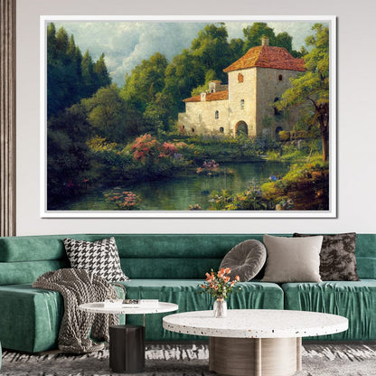 The Gardens Of Ninfa Canvas Wall Art