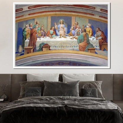 Last Supper Fresco Canvas Wall Art