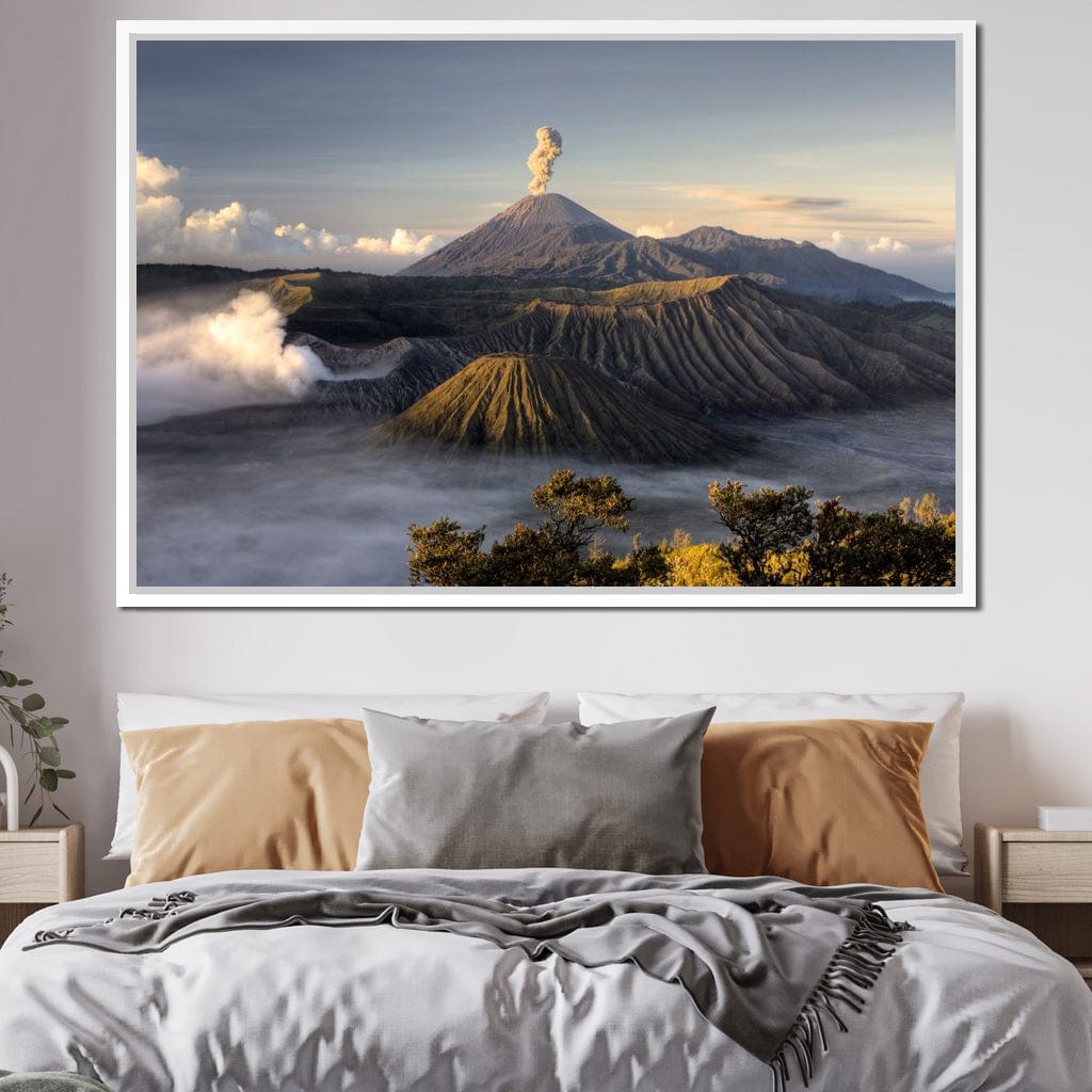 Bromo Volcano Canvas Wall Art