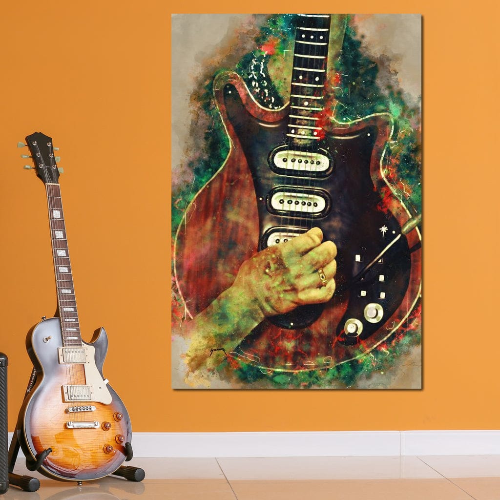 Brian May's Guitar Canvas Wall Art