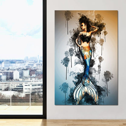 Mermaid Canvas Wall Art