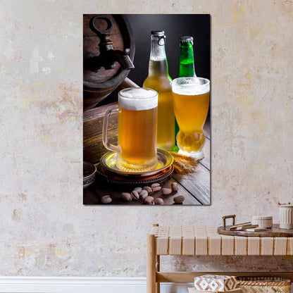 Light Beers Canvas Wall Art