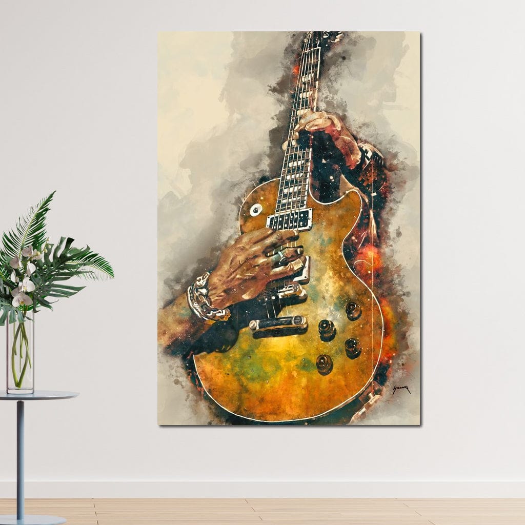 Slash's Electric Guitar Canvas Wall Art