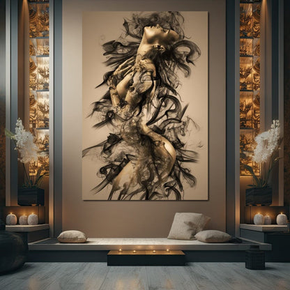 The Smoke Collection 01 Canvas Wall Art