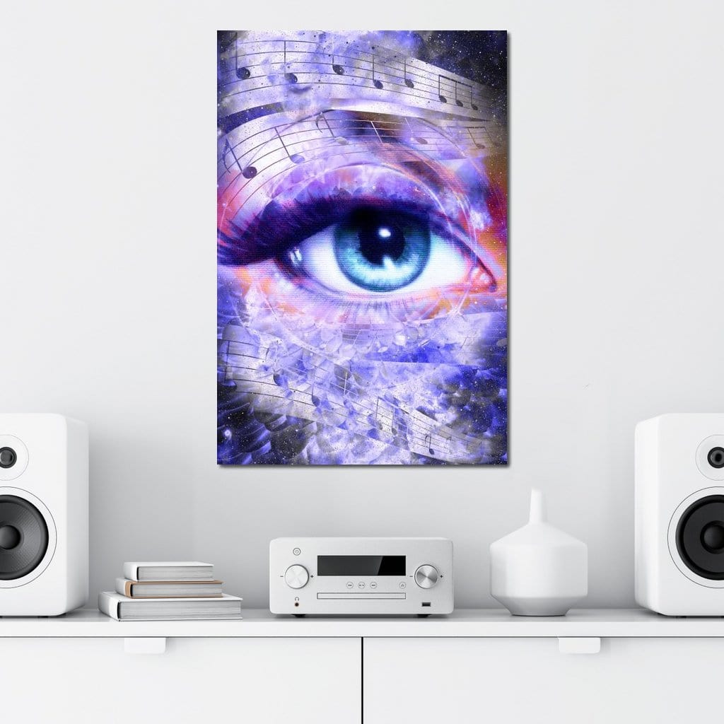Musical Eye Canvas Wall Art