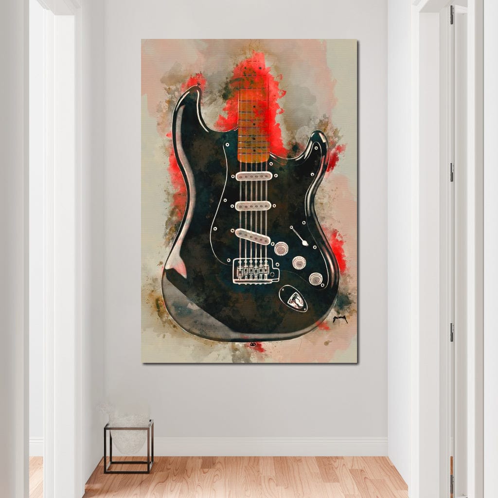 David Gilmour's Guitar Canvas Wall Art