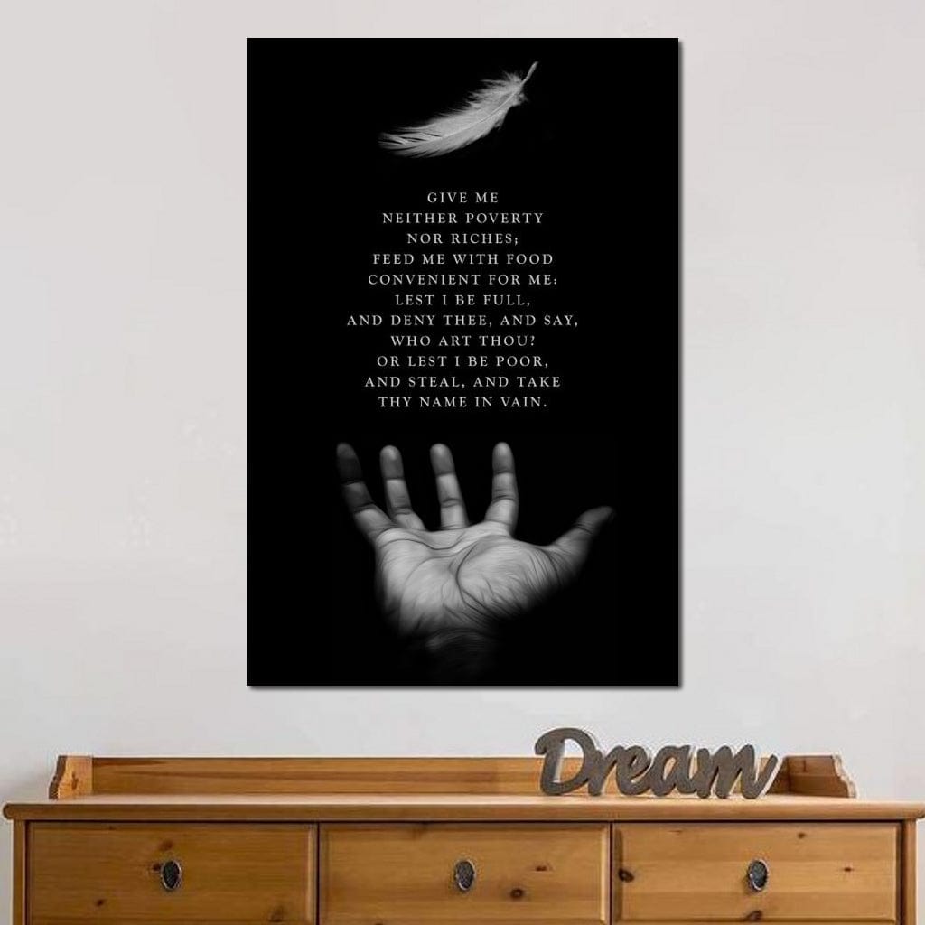 Just Give Me Peace Canvas Wall Art