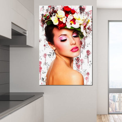 Flower Devine MixArt Canvas Wall Art