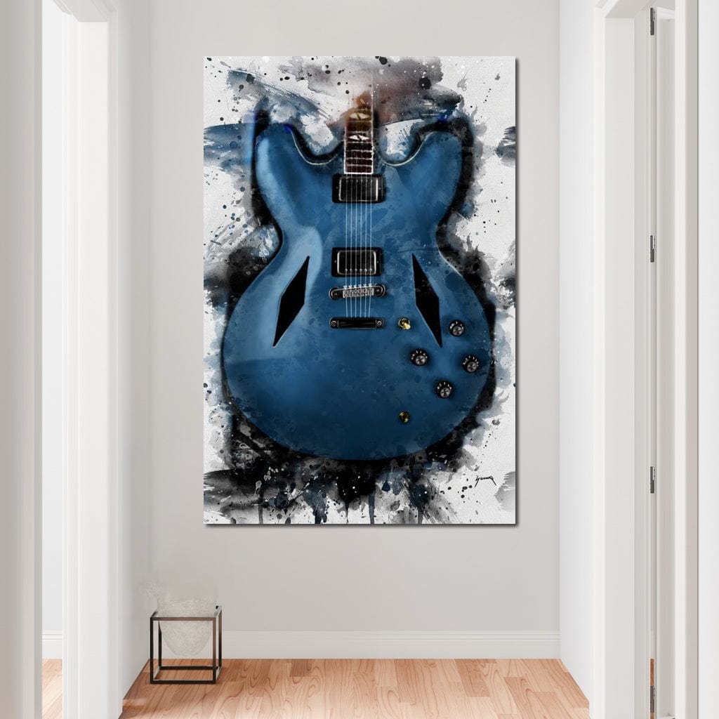 Dave Grohl's Electric Guitar Canvas Wall Art