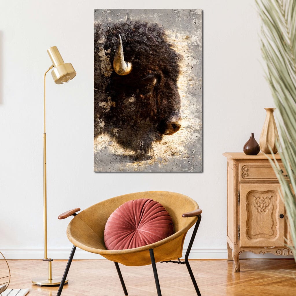 American Bison Canvas Wall Art