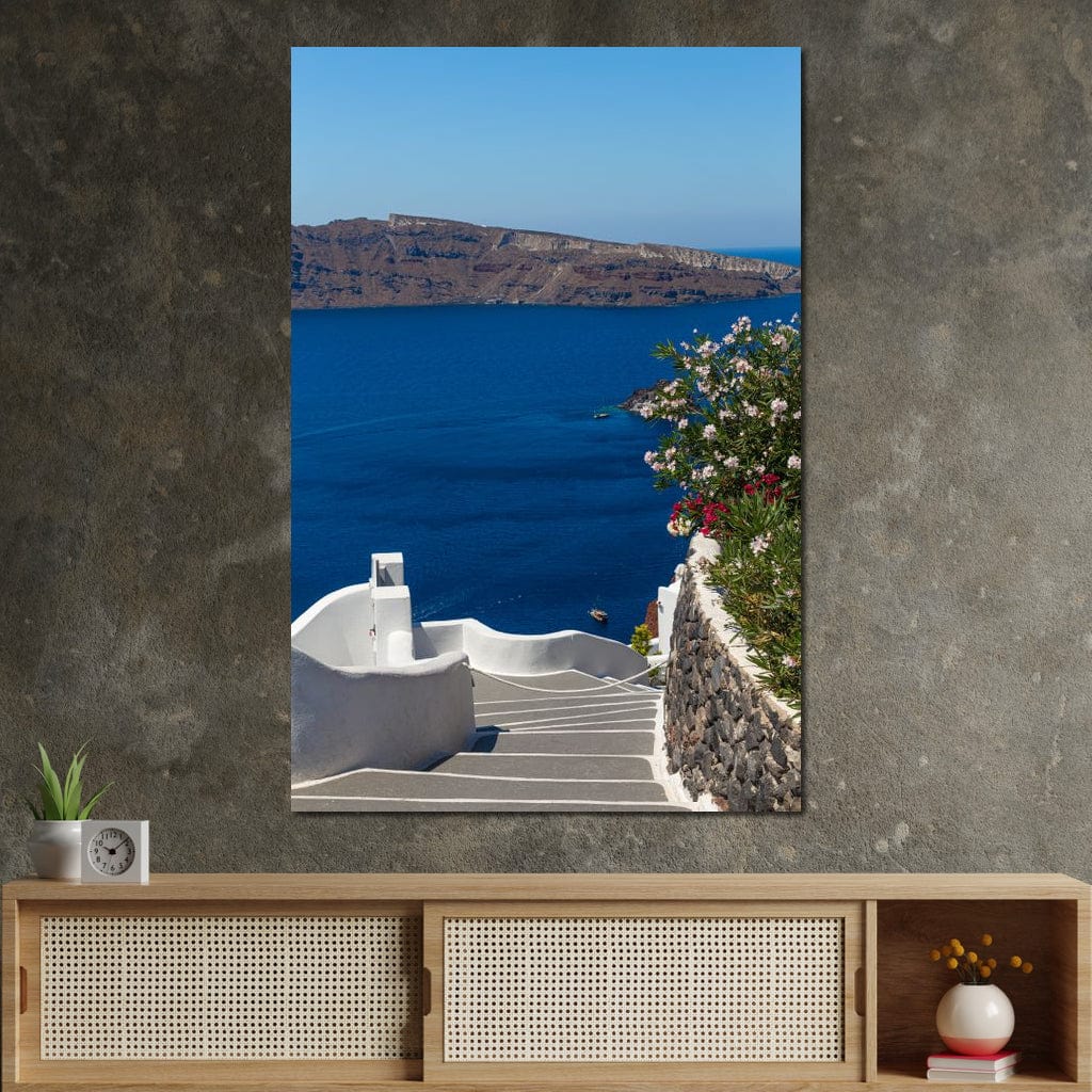 Santorini Canvas Wall Art
