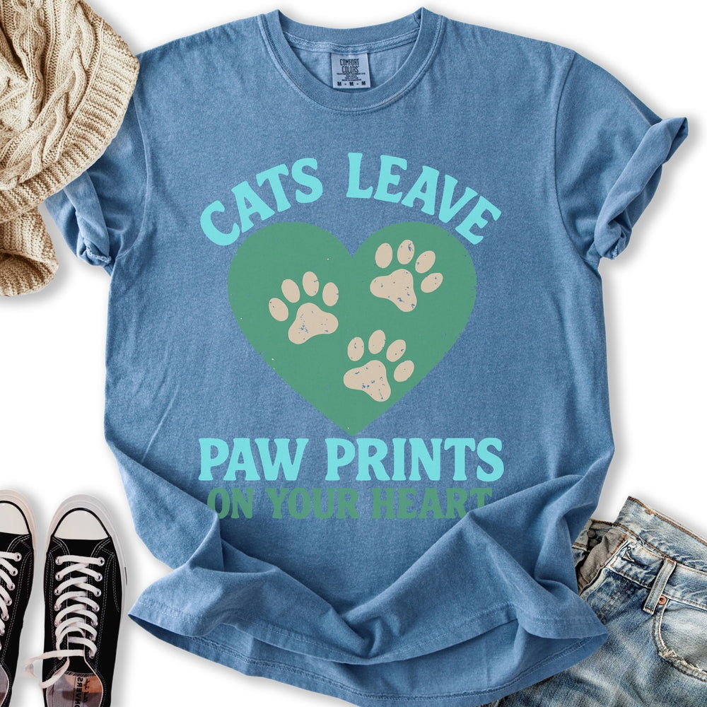Pawprints On Your Heart Relaxed Tee