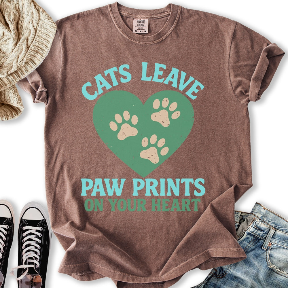 Pawprints On Your Heart Relaxed Tee