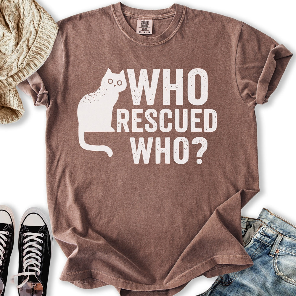 Who Rescued Who Relaxed Tee