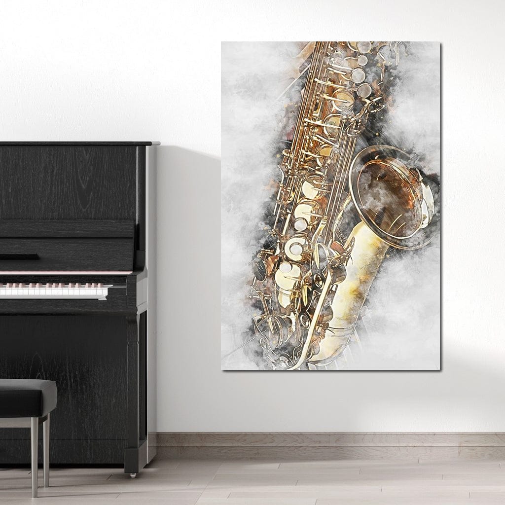 Saxophone - Mateo Canvas Wall Art