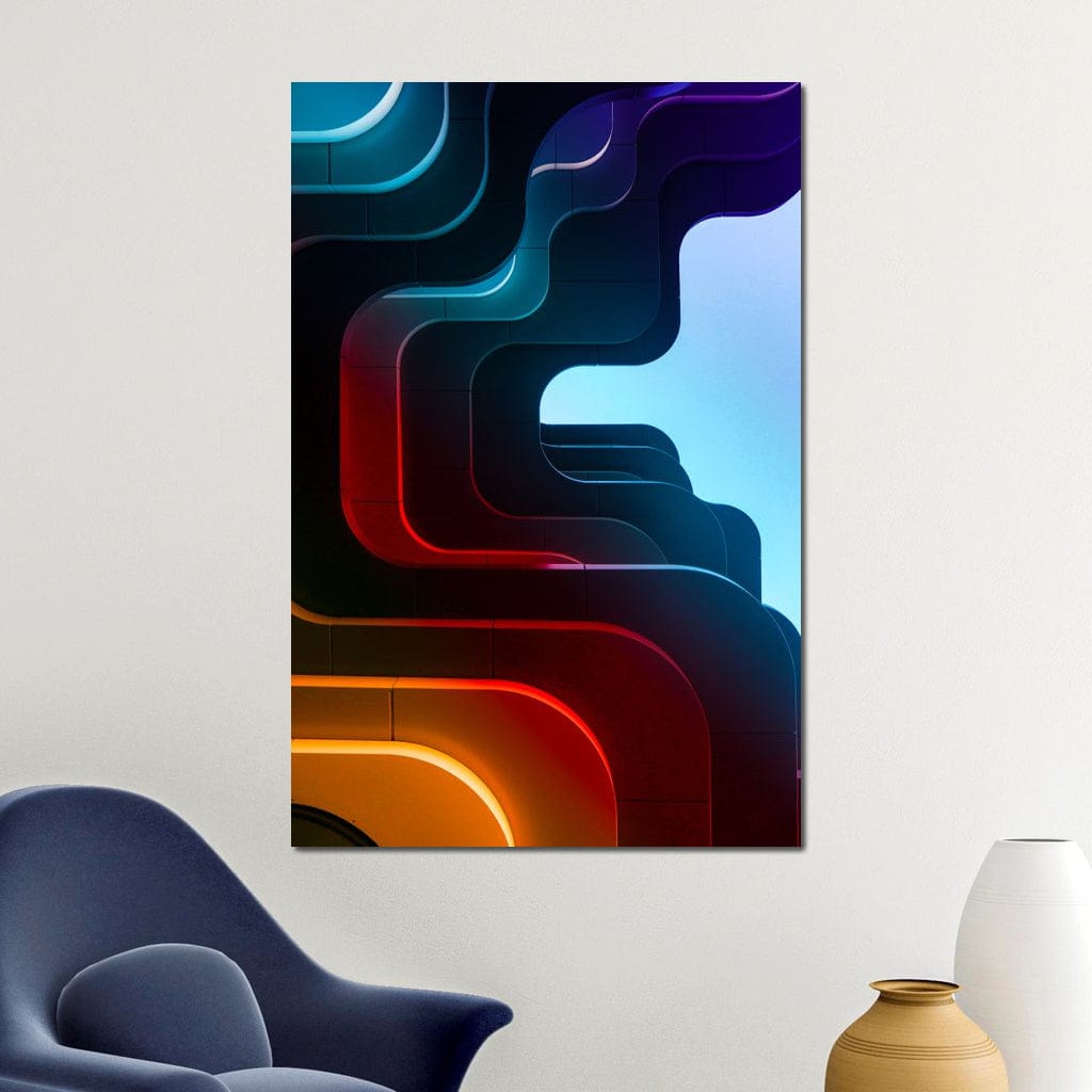 Abstract Architecture 01 Canvas Wall Art