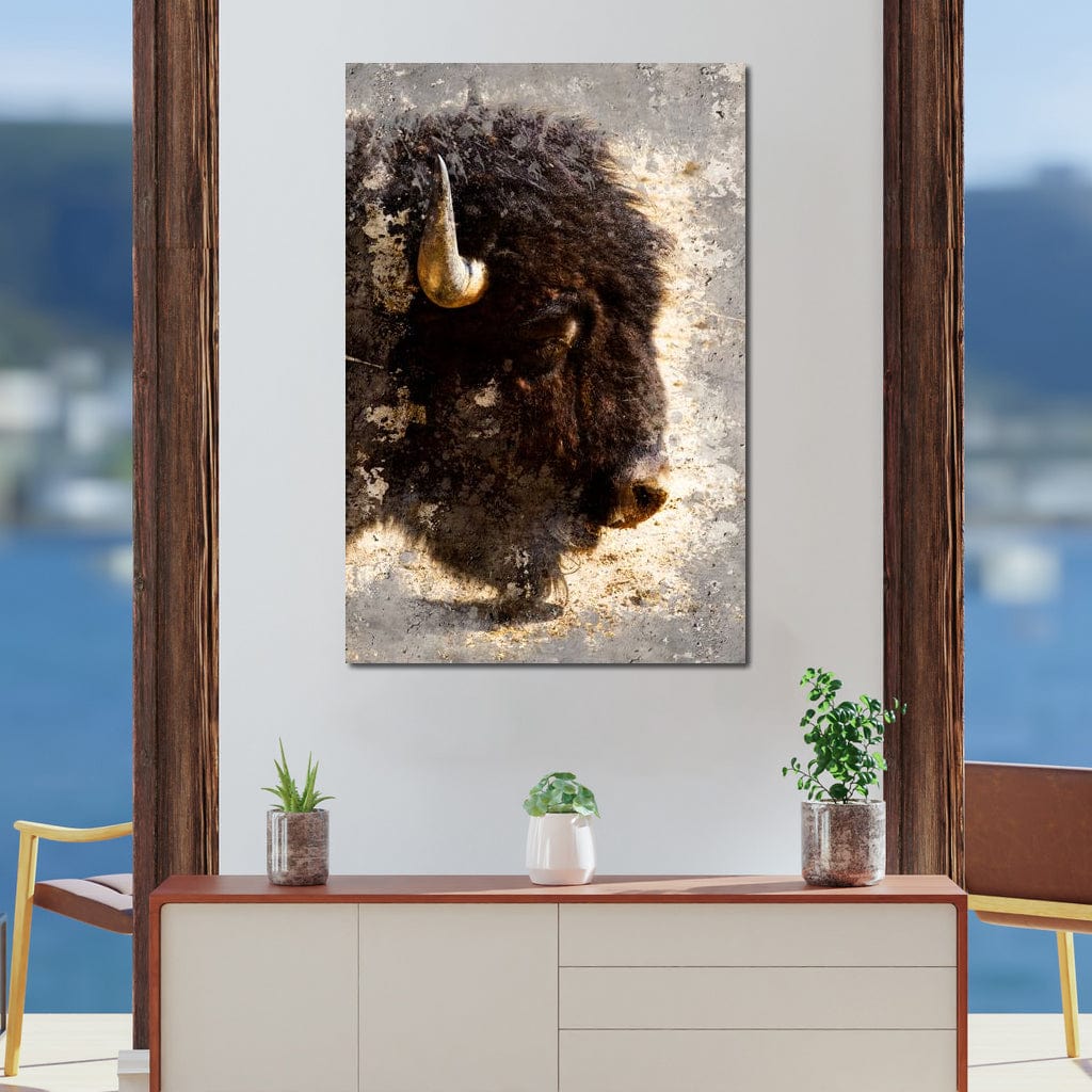American Bison Canvas Wall Art